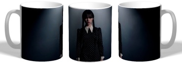 Кружка Азбука Печати «Wednesday Addams №6», 320 мл, керамика, 1 шт.