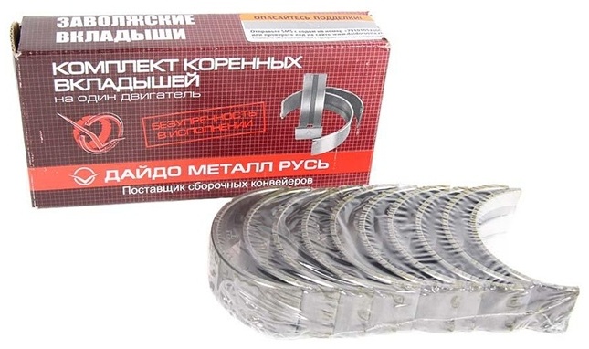 Дайдо Металл Русь коренные вкладыши 2108-1000102-13