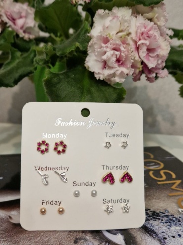 Набор Fashion Jewelry бижутерный сплав, стразы, кристалл