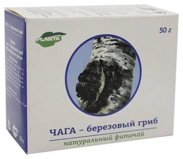 PLANTA ТОО фито-чай Чага (березовый гриб) 50