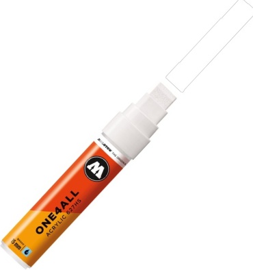 Акриловый маркер Molotow ONE4ALL 627HS (160) белый 15 мм