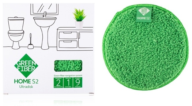 Губка для ковров, для мебели, для сантехники Greenway HOME S2 Ultradisk 1 шт, полиамид, полиэстер