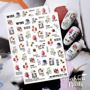 Fashion Nails слайдеры W185 1 шт