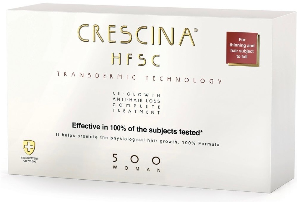 Crescina HFSC Transdermic Re-Growth 500 Woman лосьон в ампулах 40 шт по 3.5 мл