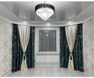 Комплект Sagynysh 400x280 см 5 шт, сетка, велюр, бежевый, изумрудный