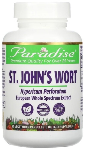 Paradise Herbs БАД St. John's Wort 90 капсул