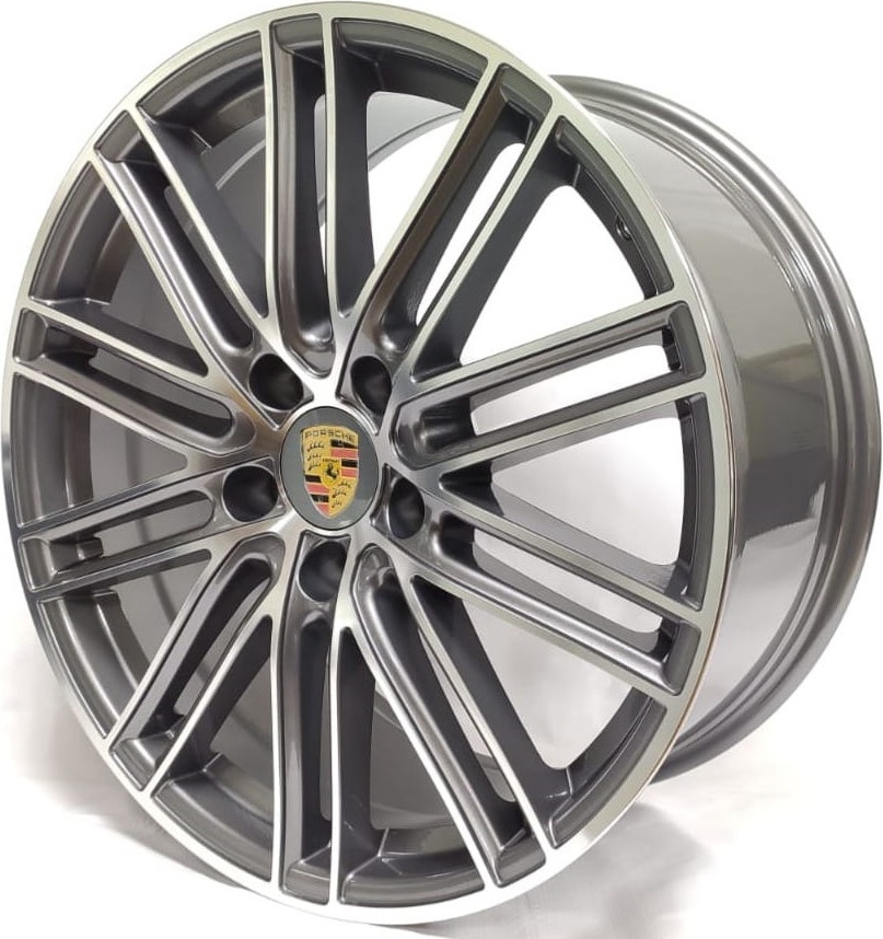Porsche 1274 9.5/11x20/5x130 D71.6 ET67 серебристый, серый