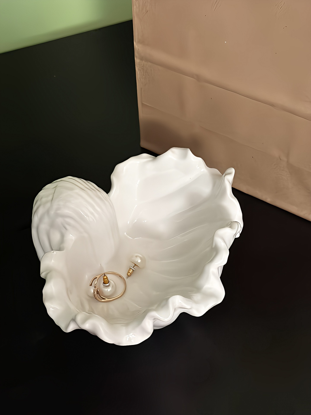 Поставок Blossom Candle 225117597 Декоративная ракушка гипс, бетон, 1 шт