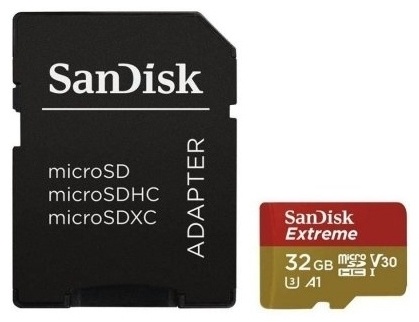 Карта памяти SanDisk Extreme SDSQXAF-032G-GN6AA 32GB