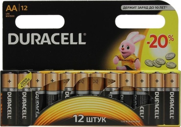Батарейка AA Duracell 12 шт