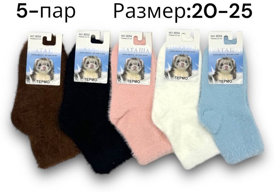 Носки НАТАША 123563479 5 пар мультиколор 20-25