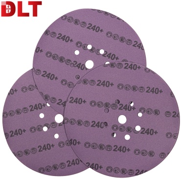 Шлифовальный круг DLT 225 мм, абразивный материал Р240 10 шт