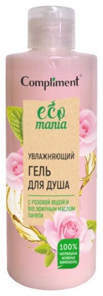 Compliment с розовой водой и эфирным маслом пачули гель 400 мл