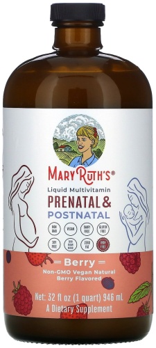 Liquid Multivitamin Prenatal & Postnatal Ягоды сироп 946 мл