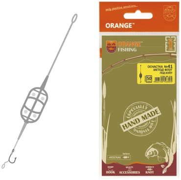 Orange Carp №41 Classic Flat Method Leadcore 4823100109208