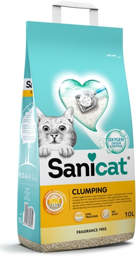 Sanicat Clumping без запаха впитывающий 10 л
