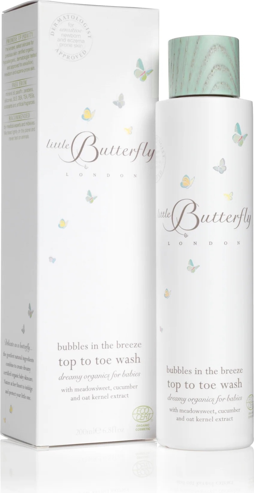 Little Butterfly London Пенка для купания "Пузырьки на ветру" пена для ванны 200 мл