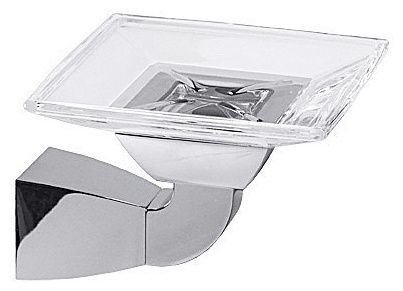 Villeroy&Boch мыльница Square 83.410.910.00 1 шт, металл, стекло