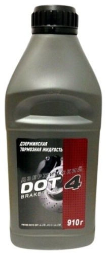 Тормозная жидкость силиконовая Дзержинский DOT-4 0.91 л