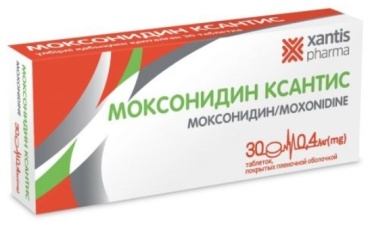 Моксонидин Ксантис таблетки 0.4 мг 30 шт