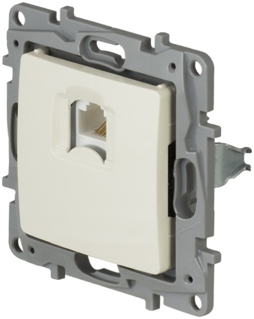 Компьютерная розетка (RJ45) Legrand Etika, бежевый