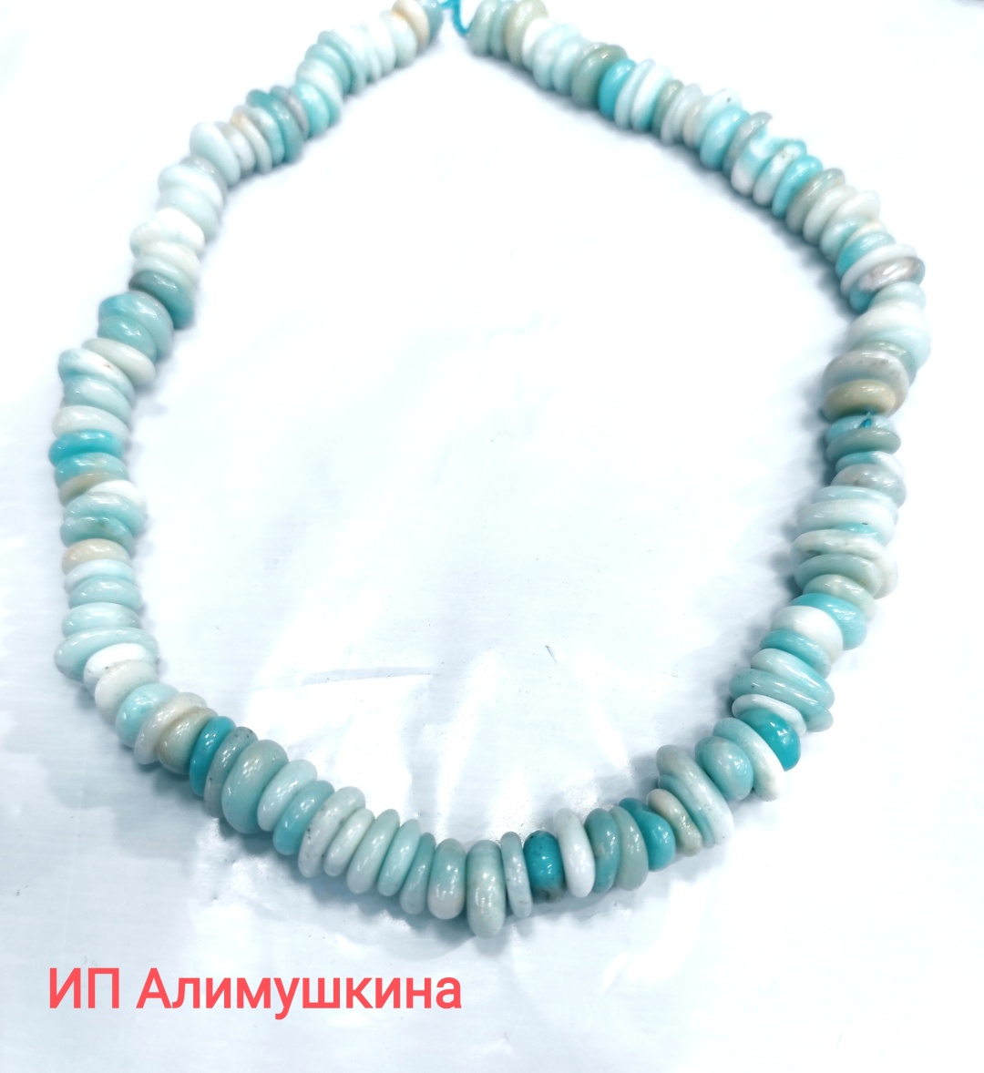 Бусы длина 45 см яшма амазонит