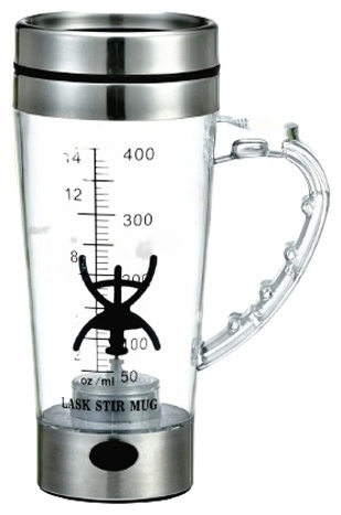 Блендер портативный LASK STIR MUG серебристый