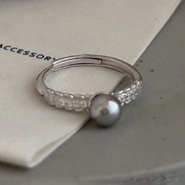 Кольцо ACCESSORIZE Elegance размер регулируемый ювелирный сплав, культивированный жемчуг