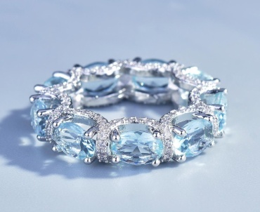 Кольцо LoLo Crystals размер 18 бижутерный сплав, цирконий