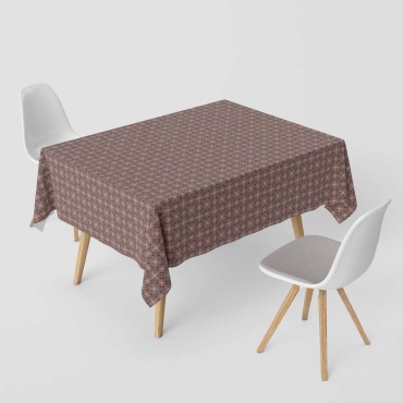Скатерть Shabu 140x140 см, полиэстер, милано, 1 шт