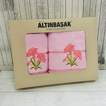 Набор полотенец ALTINBASAK 90x50 см, хлопок, 2 шт,