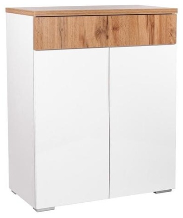 Комод Клик Мебель Сахара, 75x38x94 см, белый