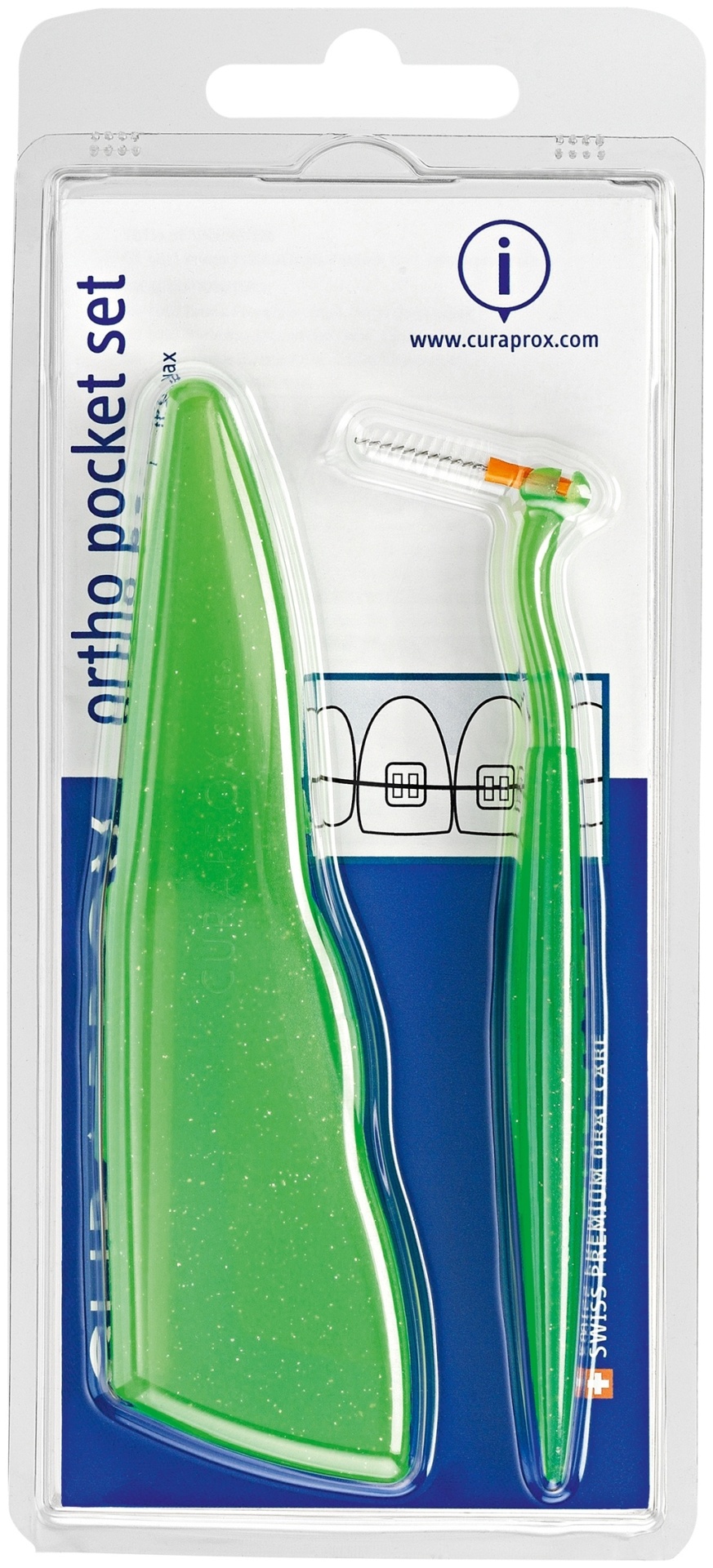 CURAPROX Ortho Pocket Set UHS 451 зубной ершик средняя 1 шт