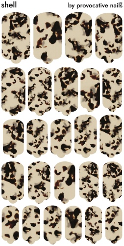 Provacative Nails лаковые наклейки Shell 1 шт