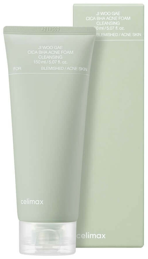 Celimax Ji Woo Gae Cica BHA Acne пенка 150 мл, фото 6