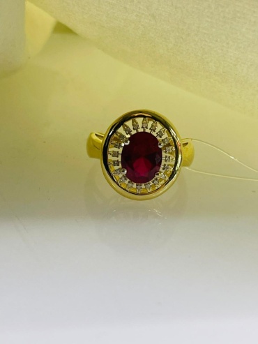 Sandu gold 5263522 размер 19 вес 3.2 г золото, бриллиант, рубин