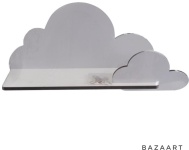 Полка Облако, 33х95x15 см, серый