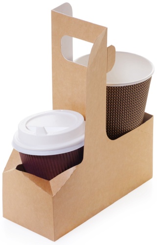 OSQ держатель для стаканов OSQ CUPHOLDER коричневый 50 шт