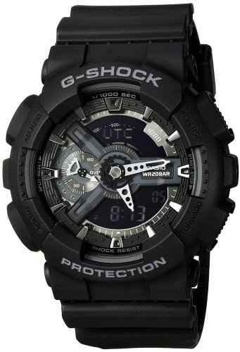 Кварцевые CASIO G-Shock GA-110-1B пластик