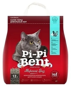 Pi-Pi-Bent морской бриз комкующийся 12 л