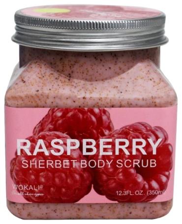 WOKALI скраб Raspberry для тела 350 мл