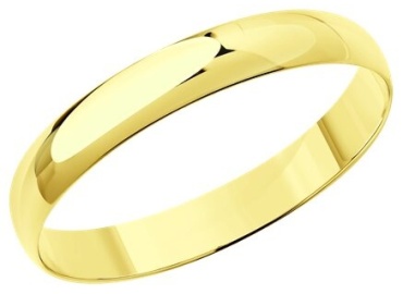 Lucente WED-LU-585-2735929022-195 размер 19.5 вес 1.71 г золото, без вставок