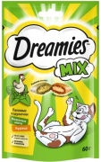 лакомство Dreamies Mix Кошачья Мята, Курица 60 гр
