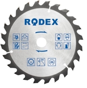 Диск отрезной по дереву 150x22х1.2 мм, Rodex RTS30150