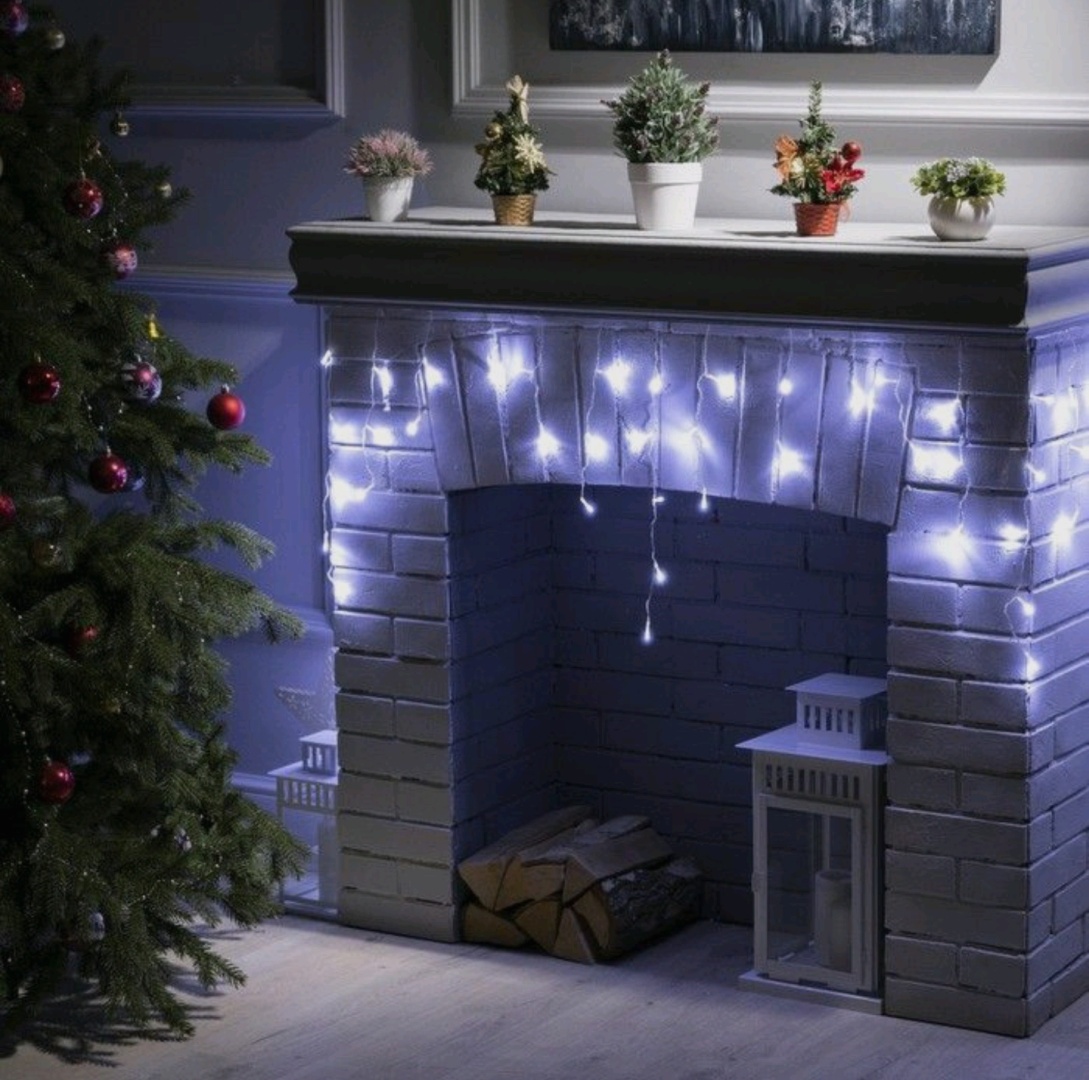 Купить Электрогирлянда Бахрома Led Light цвет свечения холодный белый 3 ...