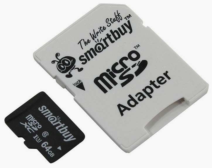 Карта памяти SmartBuy SB64GBSDCL10U3-01 64Gb