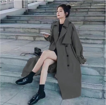 Тренчкот Fashion Style графит