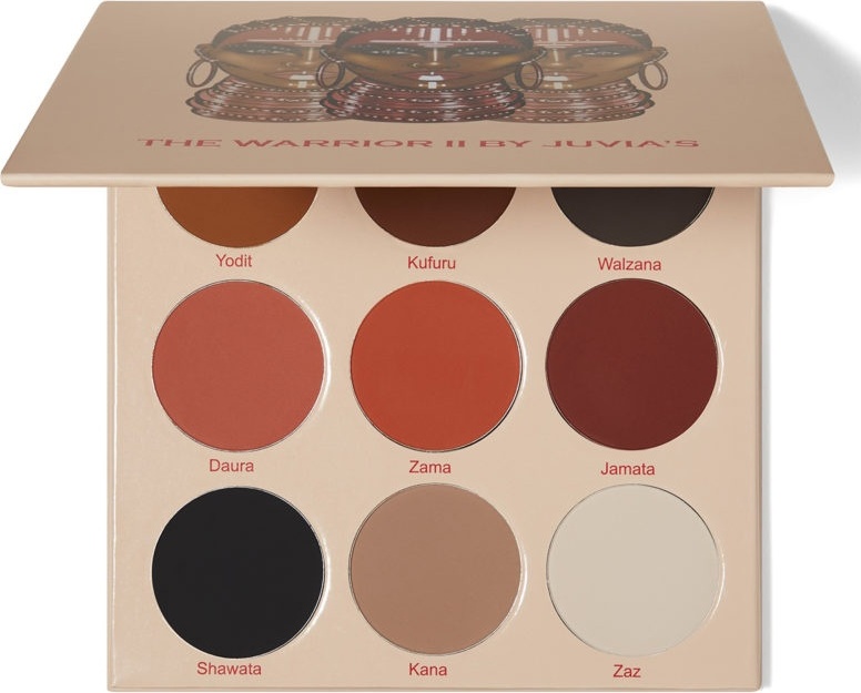 Juvia's тени прессованные The Warrior Eyeshadow Palette 2