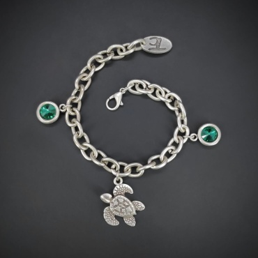TOMIRIS COLLECTION длина 14 см медицинская сталь, стекло