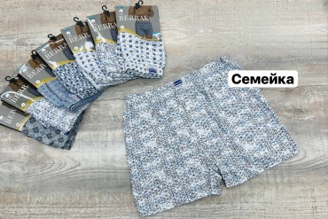 Шорты Berrak Tekstil синий, белый